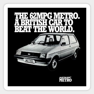 AUSTIN METRO - advert Magnet